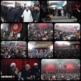 حضور نماینده ولی‌فقیه در سیستان و بلوچستان در میان عزاداران زاهدانی در روز تاسوعا