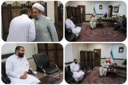 دیدار یکی از معتمدین اهل‌ سنت با آیت‌الله محامی و ارائه گزارشی از فعالیت‌های اقتصادی 2