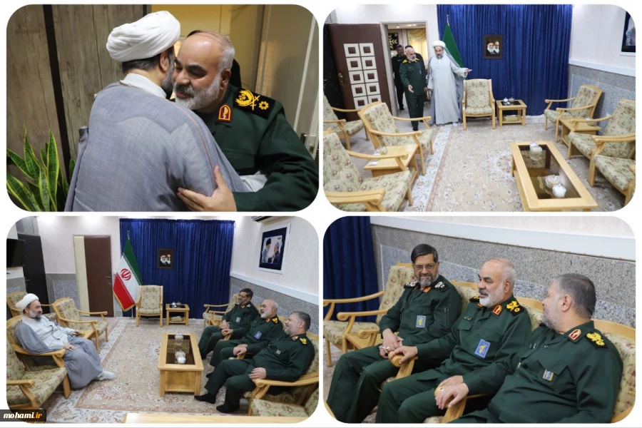 دیدار فرمانده نیروی زمینی سپاه پاسداران انقلاب اسلامی با نماینده ولی‌فقیه در سیستان و بلوچستان 2