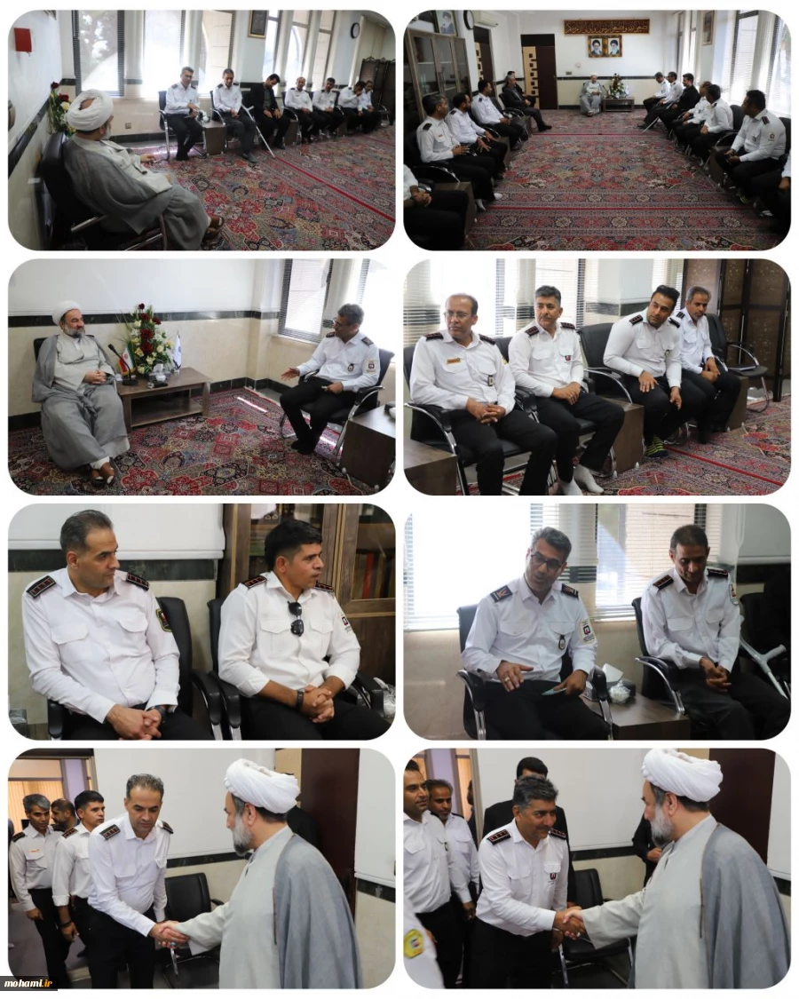 به مناسبت روز آتش‌نشان صورت پذیرفت:

️دیدار جمعی از آتش نشانان با نماینده ولی‌فقیه در سیستان و بلوچستان 2