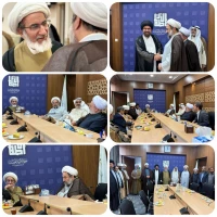 ️دیدار نماینده ولی‌فقیه در سیستان و بلوچستان با موسس و مشرف حوزه علمیه الاطهارالتخصصیه و جمعی از علمای عراق 2
