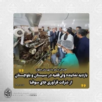 بازدید نماینده ولی‌فقیه در سیستان‌ و بلوچستان از شرکت فرآوری چای سوفیا 2