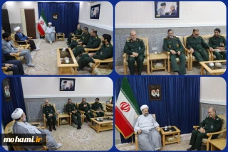 در دیدار معاون سیاسی سپاه پاسداران انقلاب اسلامی با نماینده ولی‌فقیه در سیستان و بلوچستان تأکید شد: 
جهاد تبیین نیازمند ساختار واحد و منسجم است/
تاکید بر تبعیت کامل مواضع سیاسی سپاه پاسداران انقلاب اسلامی از خط رهبری