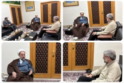 همزمان با سفر به مشهد مقدس صورت گرفت: ️دیدار مدیر عالی حرم مطهر رضوی با نماینده ولی‌فقیه در سیستان و بلوچستان 2