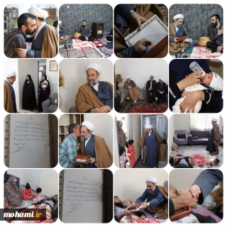 هم‌زمان با سالروز ولادت حضرت ابوالفضل(ع) و روز جانباز: ️نماینده ولی‌فقیه در سیستان و بلوچستان، از سه تن از جانبازان در زاهدان دیدار کرد