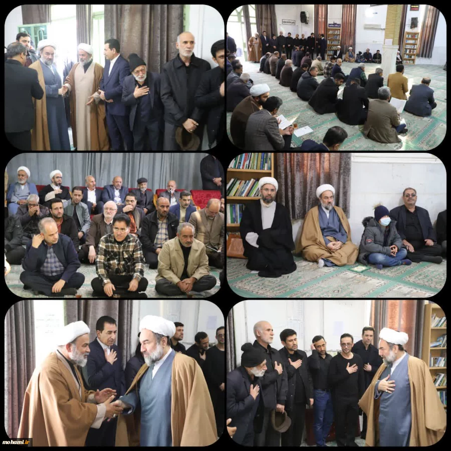 حضور آیت‌الله محامی در مراسم ترحیم برادر حجت‌الاسلام‌والمسلمین منصور هاشمی از اساتید حوزه‌ علمیه امام جعفر صادق(ع) زاهدان 2