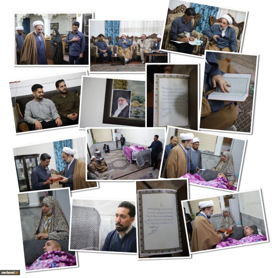 نماینده ولی‌فقیه در سیستان و بلوچستان با حضور در منازل جانبازان دوران دفاع مقدس، با آنان دیدار و گفت‌وگو کرد 2