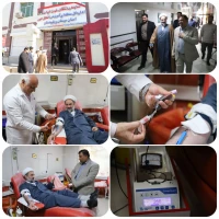 نماینده ولی‌فقیه در سیستان و بلوچستان با حضور در سازمان انتقال خون استان اقدام به اهدای خون خود کرد ️ 2