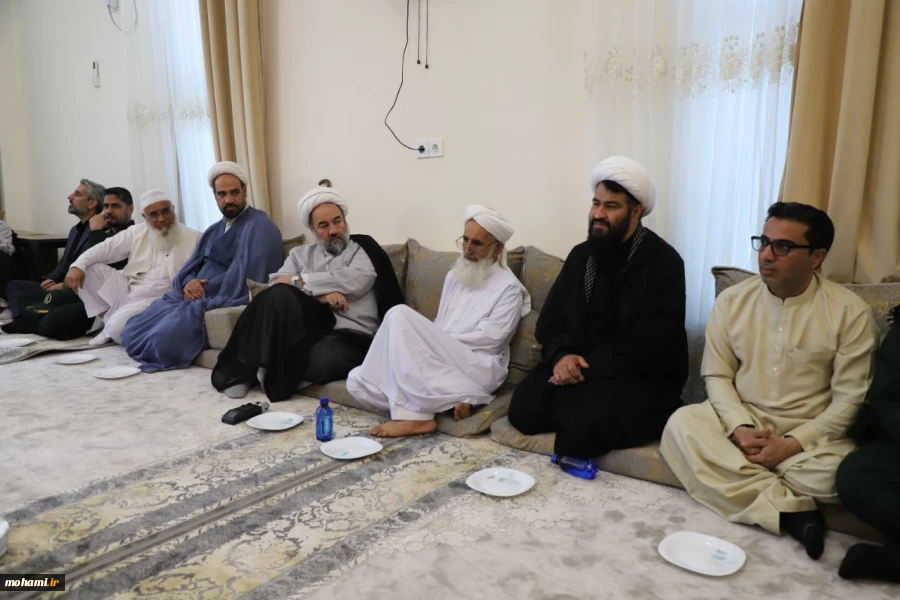 گزارش تصویری دیدار جمعی از ریش سفیدان، معتمدین و علمای شهرستان کنارک با نماینده مقام معظم رهبری در سیستان و بلوچستان
 8