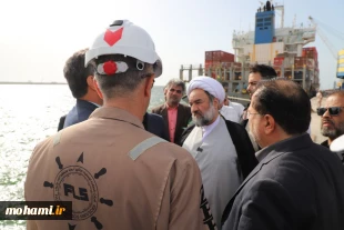 گزارش تصویری بازدید آیت‌الله محامی نماینده ولی‌فقیه در سیستان و بلوچستان از اسکله شهید بهشتی چابهار
 2