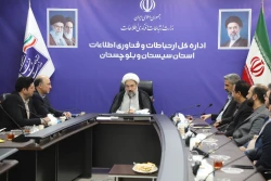 بازدید نماینده ولی‌فقیه در سیستان و بلوچستان از اداره کل ارتباطات و فناوری اطلاعات استان  5
