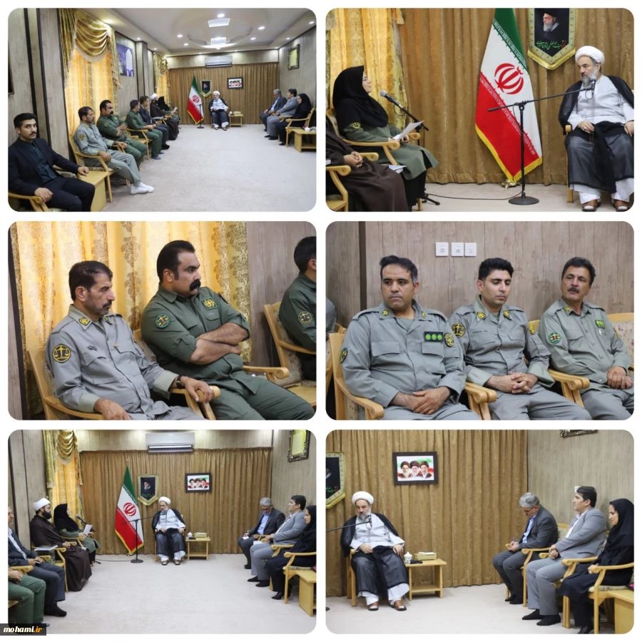 دیدار مدیرکل حفاظت محیط زیست سیستان و بلوچستان با نماینده ولی‌فقیه در استان  2