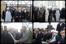 نماینده ولی‌فقیه در سیستان و بلوچستان در مراسم ختم مرحوم حاج اسدالله اکبری ( برادر معاون امور عمرانی استاندار) حضور یافت. 2