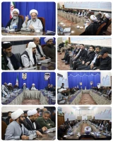 دیدار دست‌اندرکاران ستاد مردمی جنگ حوزه سیستان با نماینده ولی‌فقیه در سیستان و بلوچستان  2