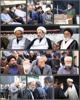 ضور آیت‌الله محامی در مراسم بزرگداشت امام شهید امت اسلامی در مسجد مهدویه زاهدان 2