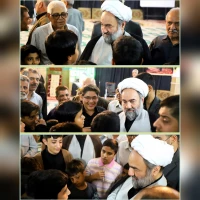 قاب‌هایی از حضور آیت‌الله محامی در جمع نمازگزاران مسجد اباعبدالله الحسین(ع) شهر زاهدان 4