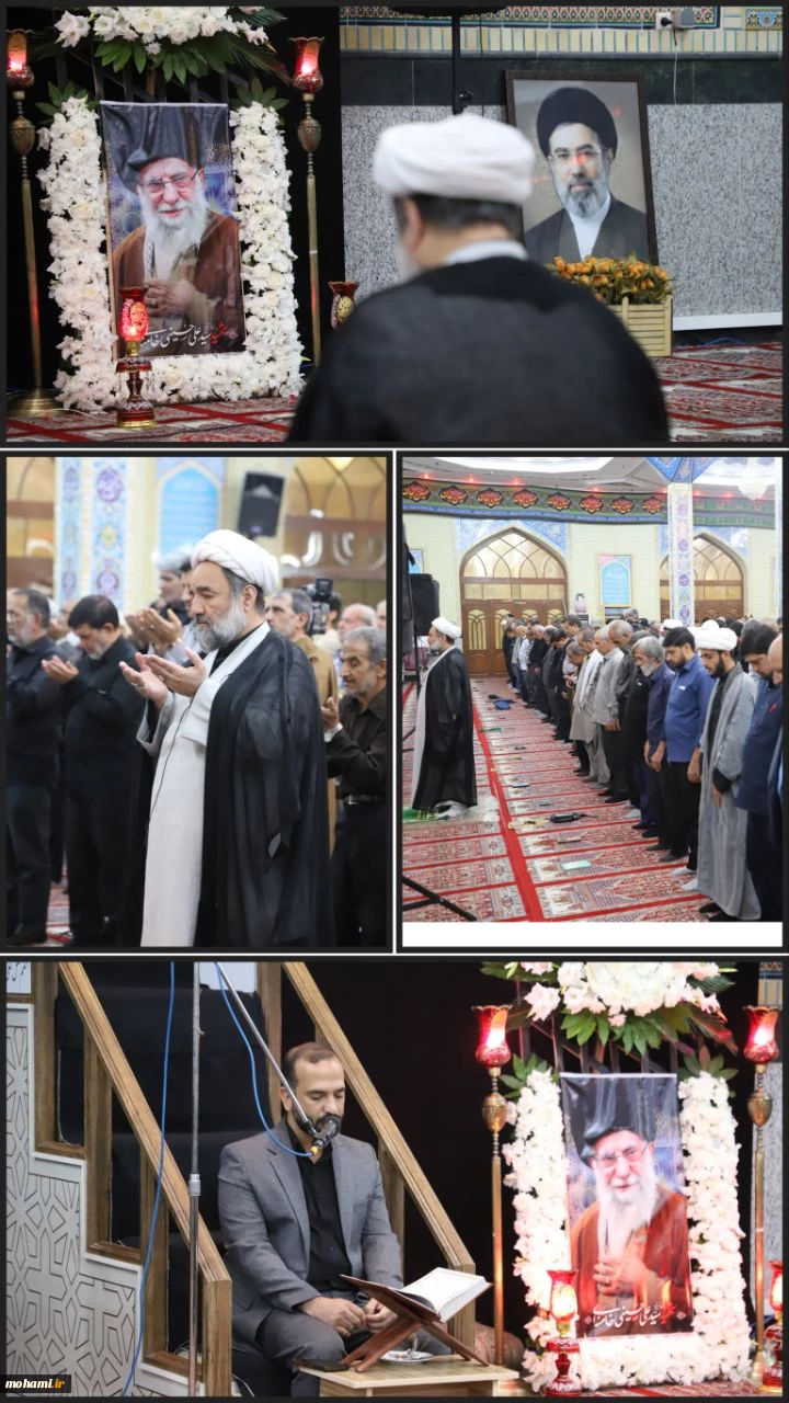 قاب‌هایی از مراسم عزای سید و سالار شهیدان(ع) و آیین بزرگداشت هفتمین روز تدفین امام شهید امت اسلامی به میزبانی نماینده ولی‌فقیه در سیستان و بلوچستان در محل مسجد جامع شهر زاهدان 6