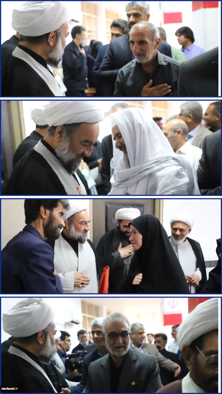 قاب‌هایی از دیدار جمعی از معتمدین، ریش‌سفیدان و بانوان طایفه سرحدی با نماینده ولی‌فقیه در سیستان و بلوچستان و بیعت با رهبر جدید انقلاب اسلامی 4