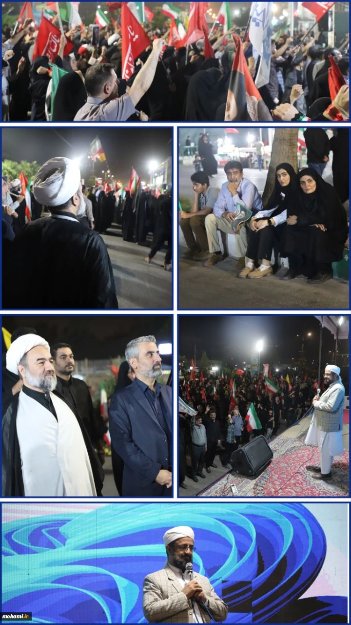 قاب‌هایی از حضور نماینده ولی‌فقیه در سیستان و بلوچستان در اجتماع مردمی زاهدان 3