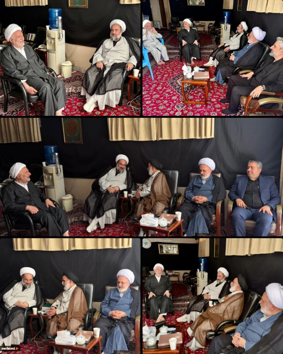 ️دیدار آیت‌الله محامی با مسئول دفتر آیت‌الله العظمی سیستانی در تهران 2