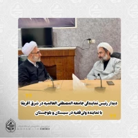 ️دیدار حجت‌الاسلام والمسلمین علی تقوی، رئیس نمایندگی جامعه المصطفی العالمیه در شرق آفریقا با نماینده ولی‌فقیه در سیستان و بلوچستان 2